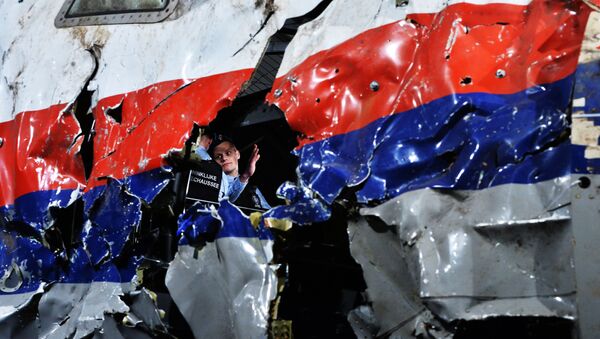 Представление доклада об обстоятельствах крушения лайнера Boeing 777 Malaysia Airlines (рейс MH17) в Нидерландах, архивное фото  - Sputnik Lietuva