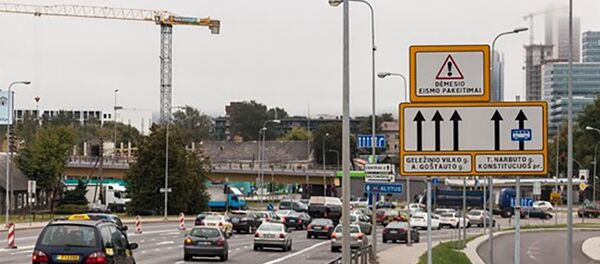 Преобразования произошли на одном из самых подвижных перекрестков Вильнюса - Sputnik Литва