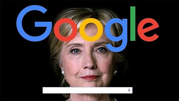Хиллари Клинтон и Google - Sputnik Литва