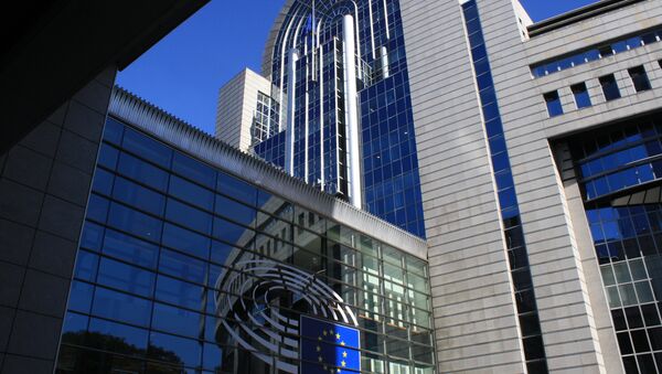 Здание Европарламента в Брюсселе - Sputnik Литва