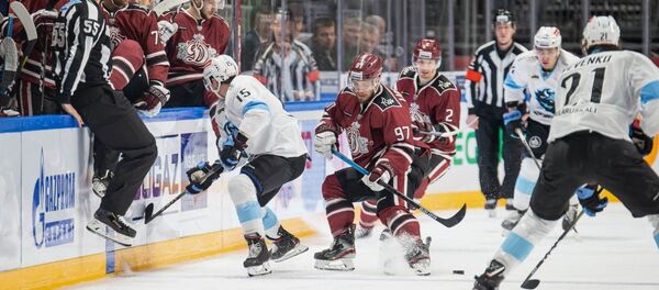 Играют Динамо Рига и Динамо Минск, 9 октября 2019 года - Sputnik Литва