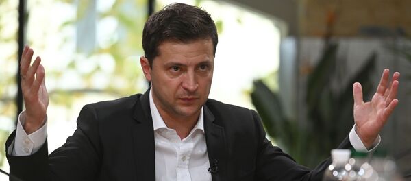 Ukrainos prezidentas Vladimiras Zelenskis Ukrainos prezidentas Vladimiras Zelenskis - Sputnik Lietuva