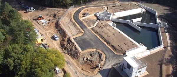 Nufilmuota Karoliniškių lietaus nuotekų valymo įrenginių rekonstrukcija Nufilmuota Karoliniškių lietaus nuotekų valymo įrenginių rekonstrukcija - Sputnik Lietuva