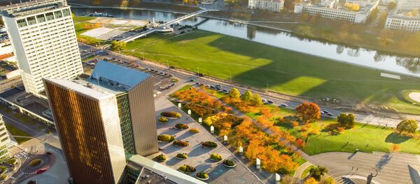 Панорама осеннего Вильнюса, архивное фото - Sputnik Литва