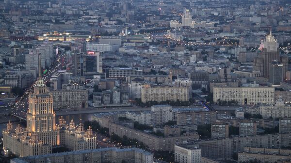 Вид на Москву со смотровой площадки Башни Федерация-Восток делового комплекса Москва-Сити, архивное фото - Sputnik Литва