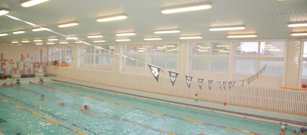 Бассейн на улице Жирмунай в Вильнюсе, где произошло отравление хлором Бассейн на улице Жирмунай в Вильнюсе, где произошло отравление хлором - Sputnik Lietuva