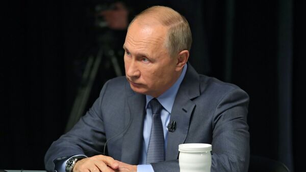 Президент РФ В. Путин дал интервью телеканалам RT Arabic, Sky News и Al Arabiya - Sputnik Lietuva