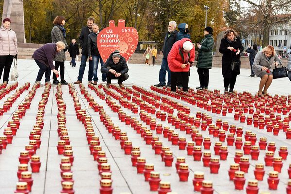В Вильнюсе отметили Международный день донора и трансплантологии - Sputnik Lietuva