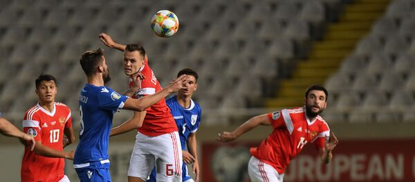 Футбол, отборочный матч Евро-2020, Кипр - Россия, 13 октября 2019 года - Sputnik Литва