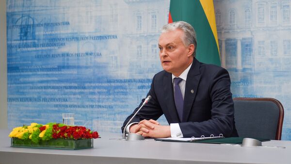 Пресс-конференция Гитанаса Науседы по случаю 100 дней пребывания на посту главы Литвы - Sputnik Литва