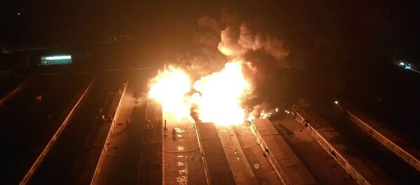 Пожар в Алитусе - Sputnik Литва