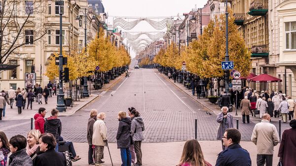Проспект Гедеминаса в Вильнюсе, архивное фото - Sputnik Литва