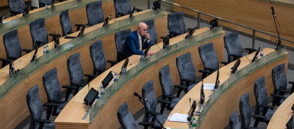 Зал заседаний Сейма Литвы, 15 октября 2019 года - Sputnik Литва