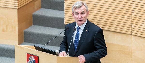 Спикер Сейма Викторас Пранцкетис, архивное фото - Sputnik Литва