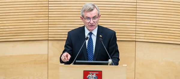 Lietuvos Seimo pirmininkas Viktoras Pranckietis Lietuvos Seimo pirmininkas Viktoras Pranckietis - Sputnik Lietuva