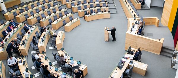 Зал заседаний сейма, архивное фото - Sputnik Литва