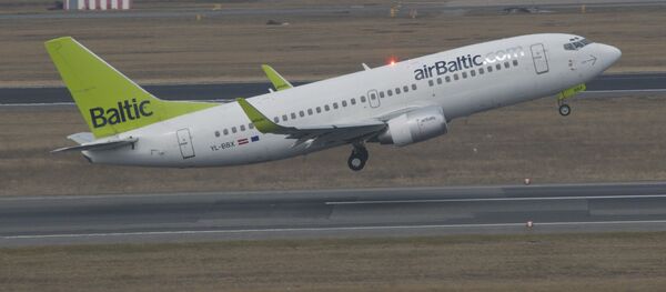 Боинг 737 авиакомпании AirBaltic - Sputnik Литва