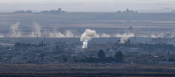 Sirijos miestas Ras al Ain, 2019 m. Spalio 18 d Sirijos miestas Ras al Ain, 2019 m. Spalio 18 d - Sputnik Lietuva