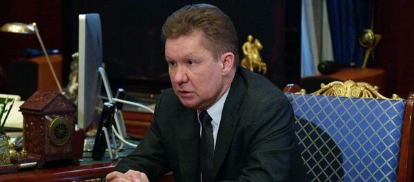 Премьер-министр РФ Д. Медведев встретился с главой Газпрома А. Миллером - Sputnik Литва