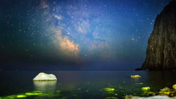 Ночное звездное небо, архивное фото - Sputnik Lietuva