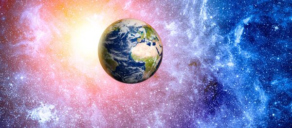 Земля на фоне космоса, архивное фото Земля на фоне космоса, архивное фото - Sputnik Литва