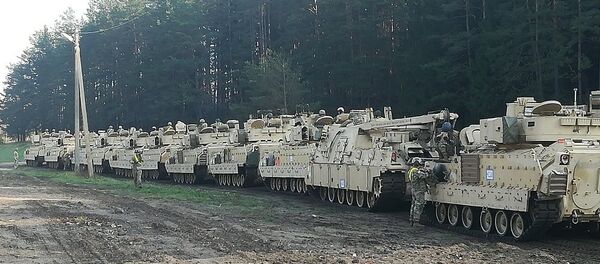 Военная техника США прибыла на учения в Литву - Sputnik Литва
