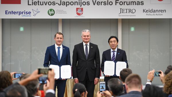 Tokijuje pasirašytas memorandumas stiprins Lietuvos ir Japonijos ryšius energetikoje - Sputnik Lietuva