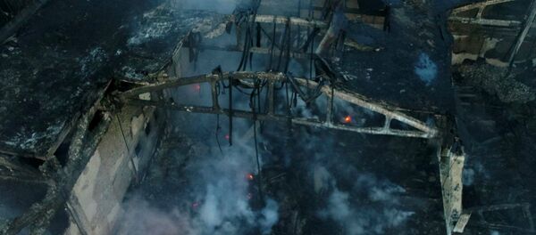 Тушение пожара в Алитусе - Sputnik Литва