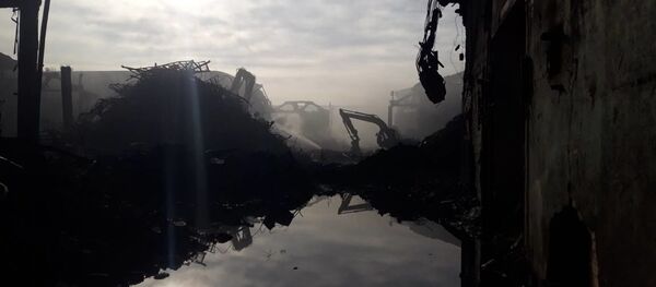 Последствия пожара в Алитусе Последствия пожара в Алитусе - Sputnik Lietuva