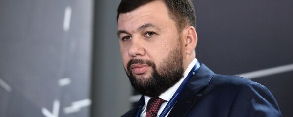 Глава ДНР Денис Пушилин, архивное фото - Sputnik Литва