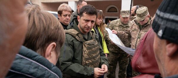 Президент Украины Владимир Зеленский Президент Украины Владимир Зеленский - Sputnik Lietuva