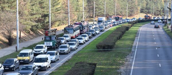 Автомобильная дорога в Вильнюсе, архивное фото Автомобильная дорога в Вильнюсе, архивное фото - Sputnik Lietuva
