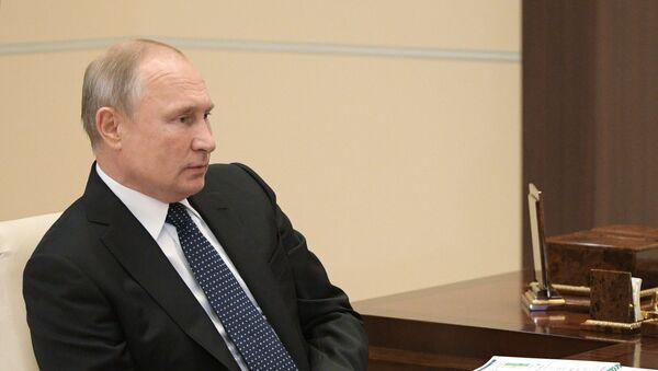 Президент РФ В. Путин, архивное фото - Sputnik Литва