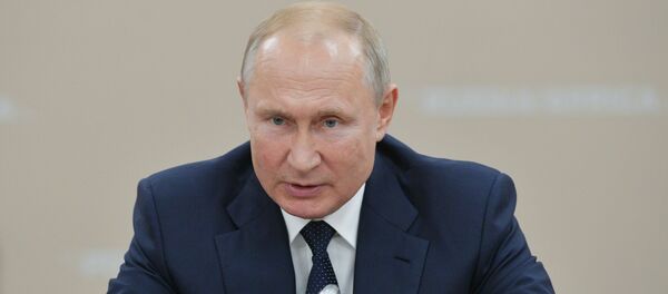 Президент РФ В. Путин, архивное фото - Sputnik Литва