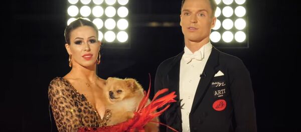 Танцоры Вероника Голоднева и Вайдотас Лацитис - Sputnik Литва