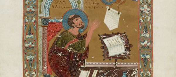 Икона Святой апостол и евангелист Лука, архивное фото - Sputnik Литва