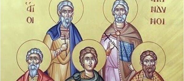 Икона Мученики Акиндин, Пигасий, Аффоний, Елпидифор, Анемподист, архивное фото - Sputnik Литва