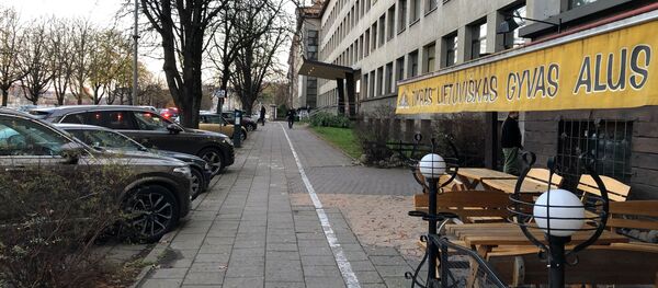 Улица и кафе в Вильнюсе, архивное фото - Sputnik Литва