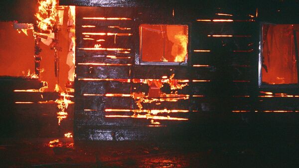 Пожар в доме, архивное фото - Sputnik Lietuva