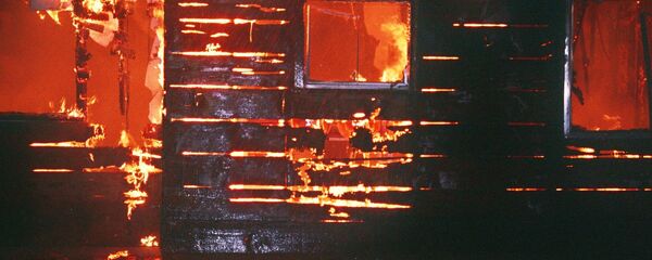 Пожар в доме Пожар в доме - Sputnik Литва