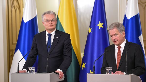 Президент Литовской Республики Гитанас Науседа встретился с Президентом Финляндской Республики Саули Ниинисте, 5 ноября 2019 года - Sputnik Lietuva