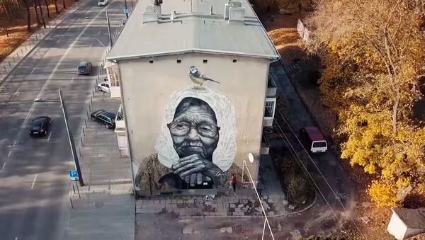 В Каунасе нарисовали графити - Sputnik Литва
