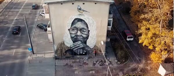 В Каунасе нарисовали графити В Каунасе нарисовали графити - Sputnik Lietuva