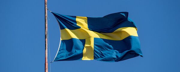 Флаг Швеции, архивное фото Флаг Швеции, архивное фото - Sputnik Lietuva