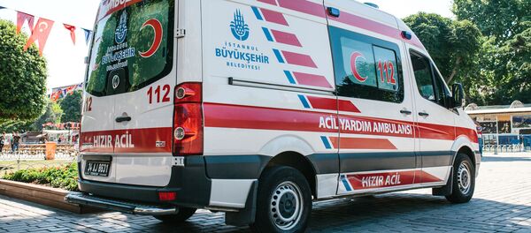 Машина скорой помощи в Турции Машина скорой помощи в Турции - Sputnik Литва