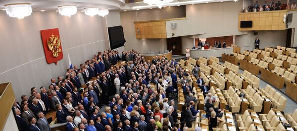 Пленарное заседание Госдумы РФ - Sputnik Литва