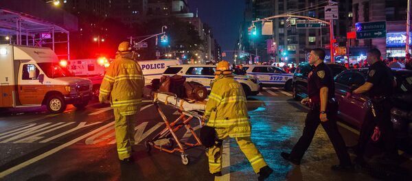 Последствия взрыва в Нью-Йорке Последствия взрыва в Нью-Йорке - Sputnik Lietuva