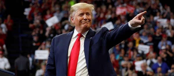 Президент США Дональд Трамп, архивное фото - Sputnik Литва