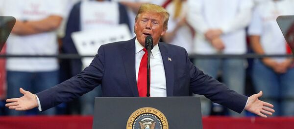 Президент США Дональд Трамп, архивное фото Президент США Дональд Трамп, архивное фото - Sputnik Lietuva