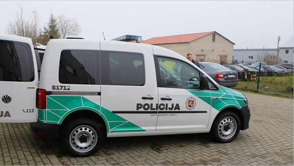 Новый полицейский автомобиль, архивное фото - Sputnik Литва